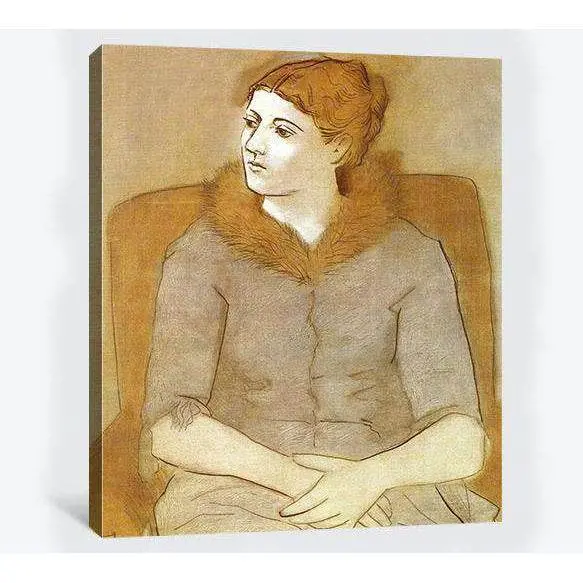 Pablo Picasso, Portrait Of Olga - Canvas Print 1