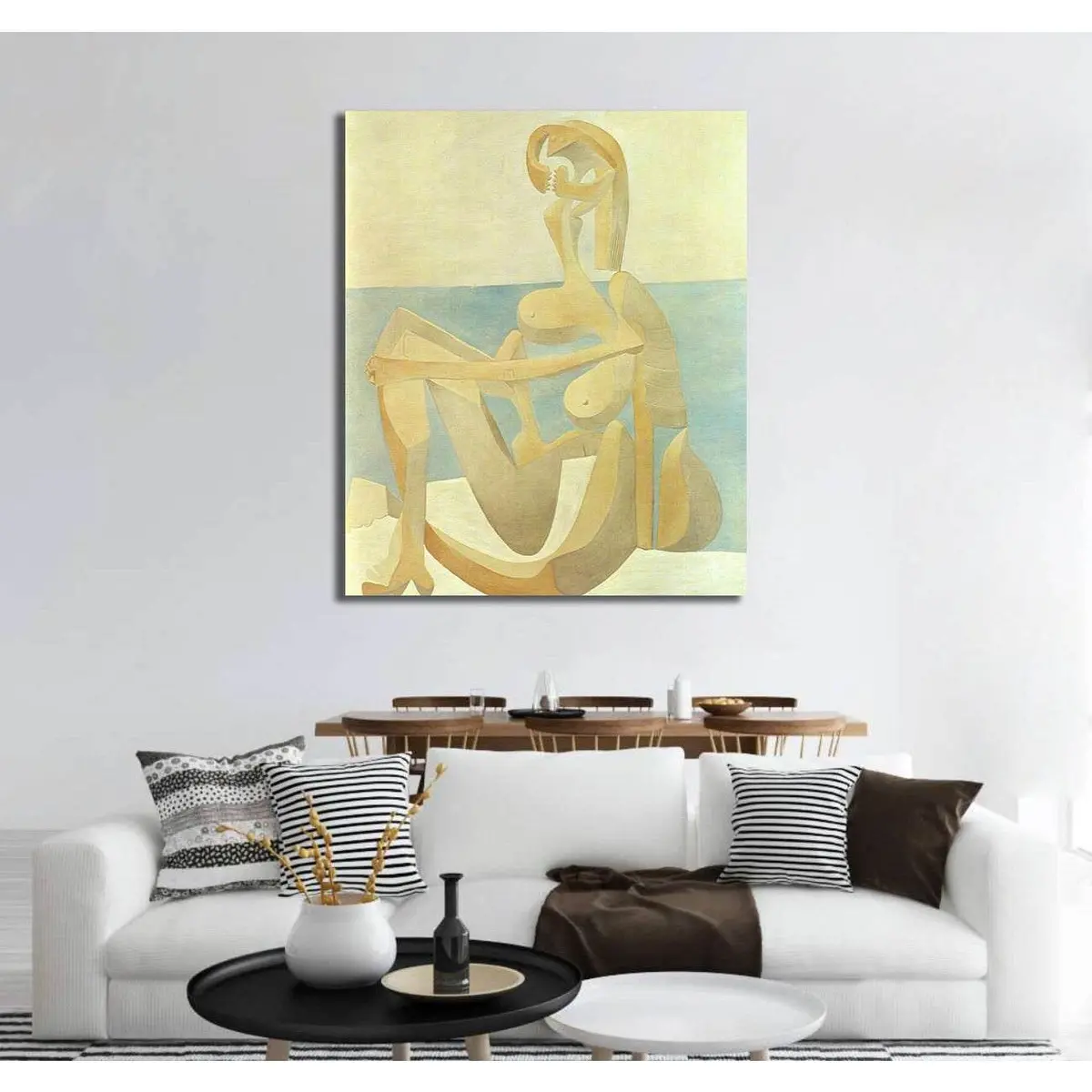 Pablo Picasso, Seated Bather - Canvas Print 3
