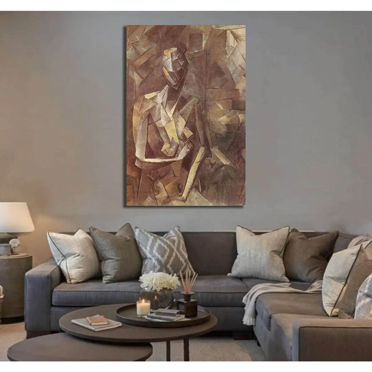 Pablo Picasso, Seated Nude - Ready To Hang Canvas Print 3