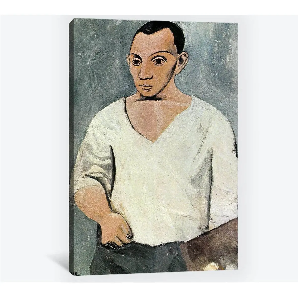 Pablo Picasso, Self-Portrait With Palette - Canvas Print 1