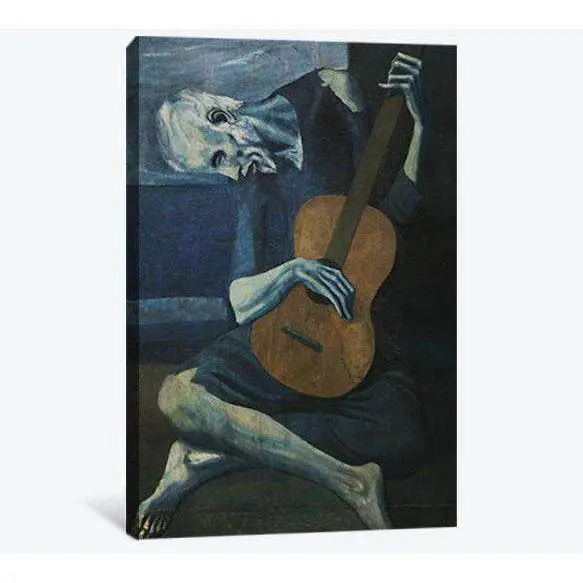 Pablo Picasso The Old Guitarist - Ready To Hang Canvas Print 1