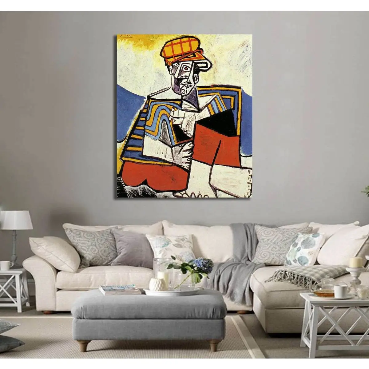 Pablo Picasso, The Smoker - Canvas Print 3