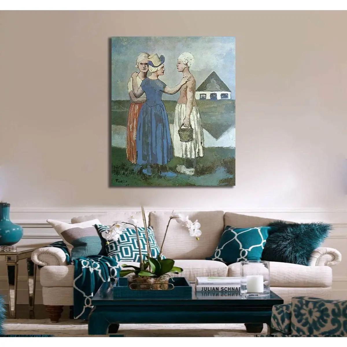 Pablo Picasso, Three Dutch Girls - Canvas Print 3