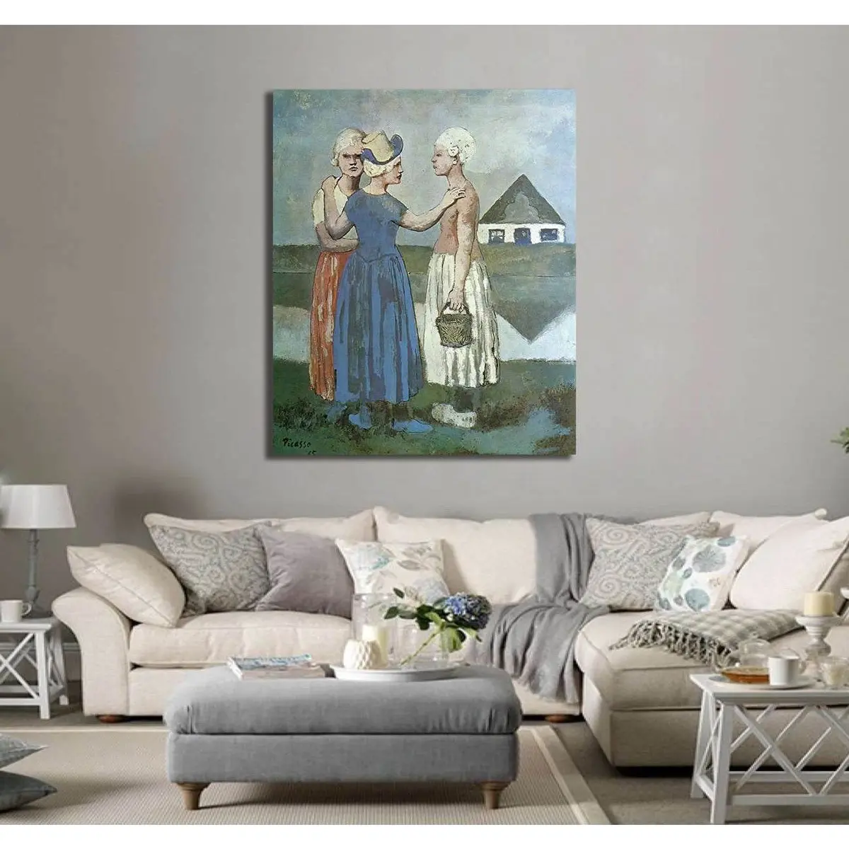 Pablo Picasso, Three Dutch Girls - Canvas Print 2