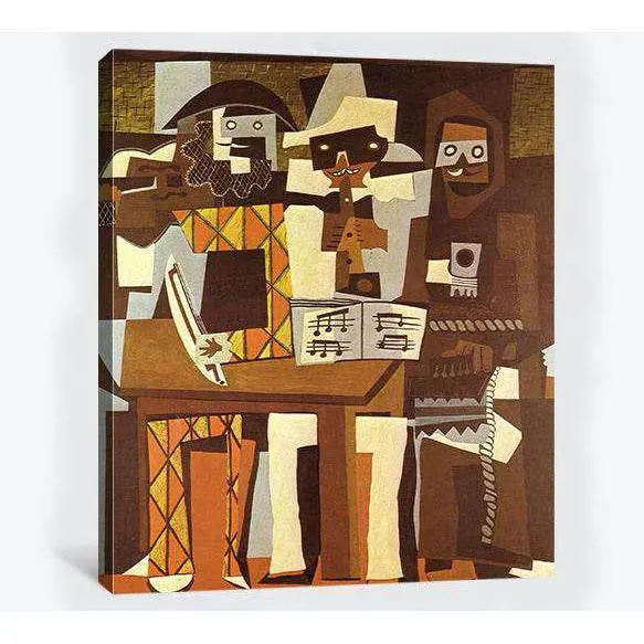 Pablo Picasso, Three Musicians - Canvas Print 1