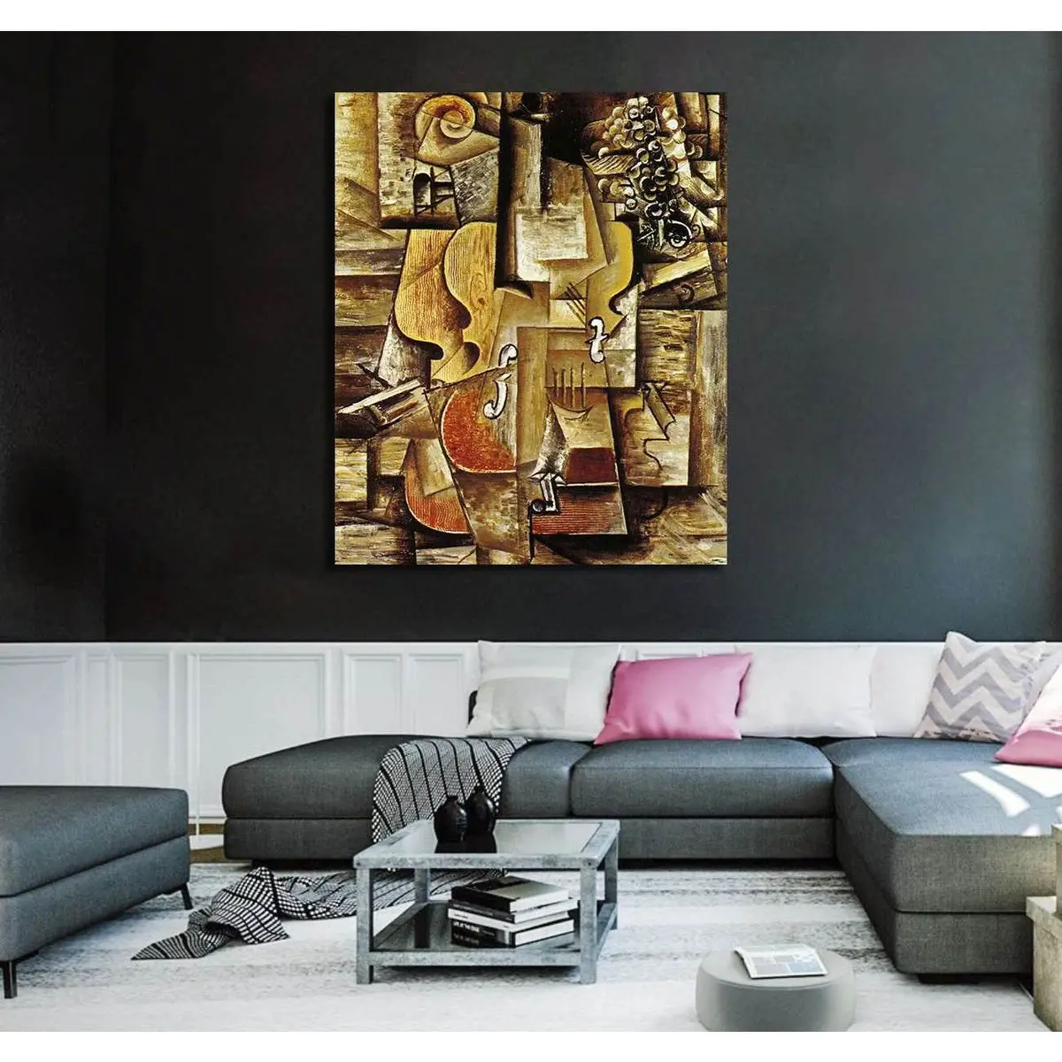 Pablo Picasso, Violin And Grapes - Canvas Print 2
