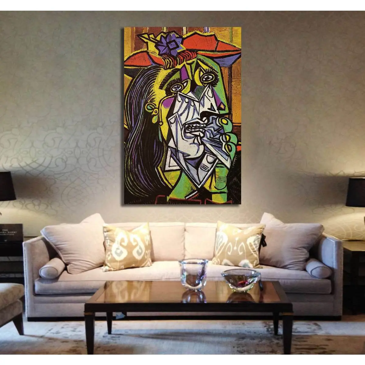 Pablo Picasso, Weeping Woman - Canvas Print 2