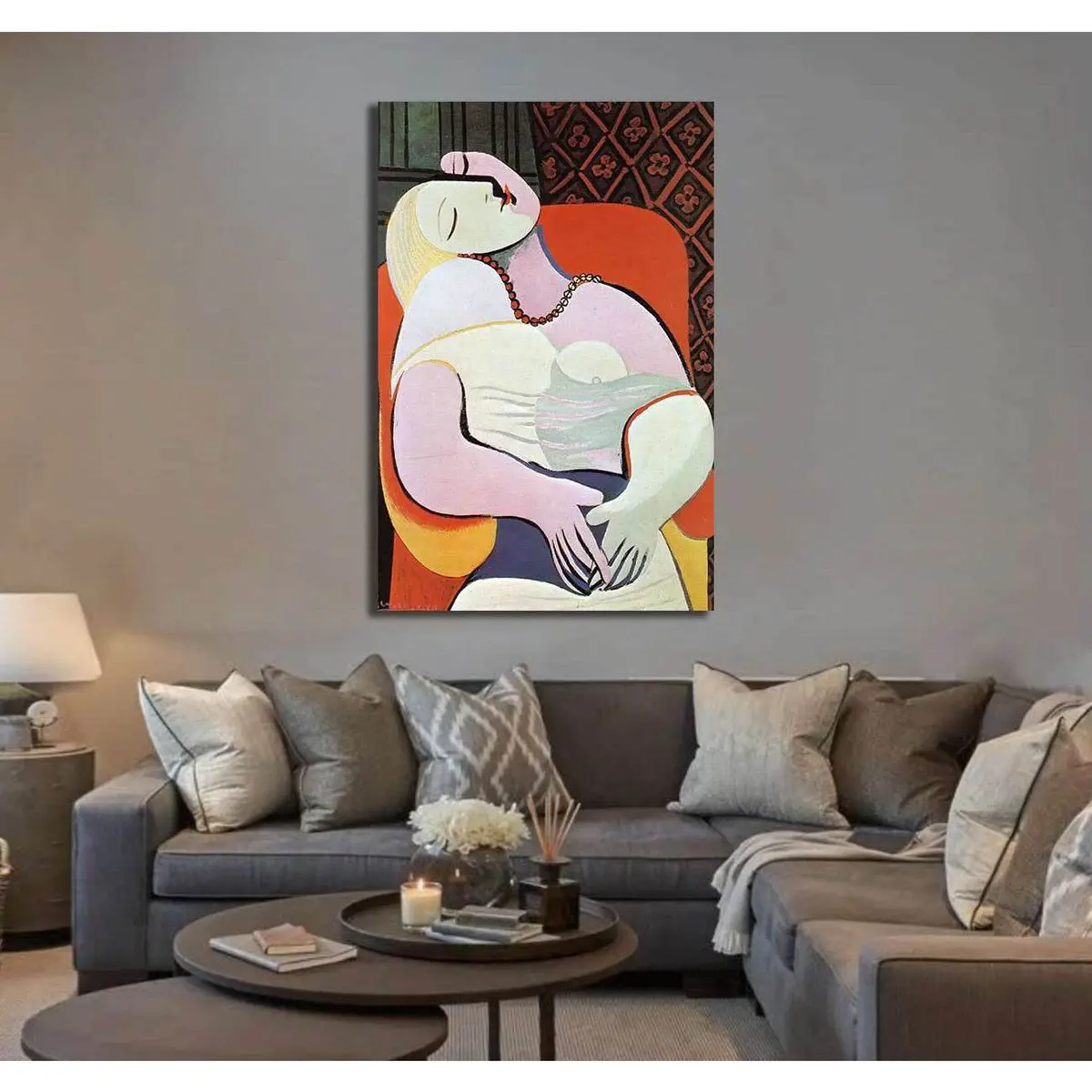 Pablo Picasso, Woman Asleep In An Armchair - Canvas Print 2