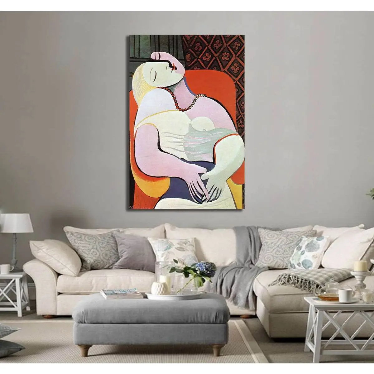 Pablo Picasso, Woman Asleep In An Armchair - Canvas Print 3