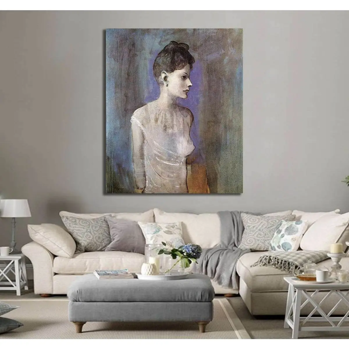 Pablo Picasso, Woman In A Chemise - Canvas Print 2
