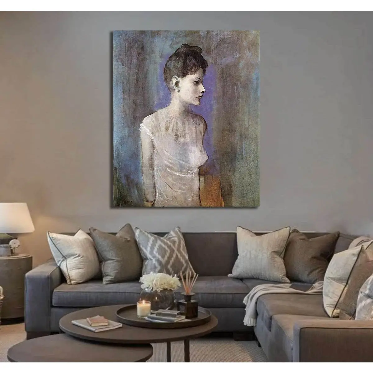 Pablo Picasso, Woman In A Chemise - Canvas Print 3