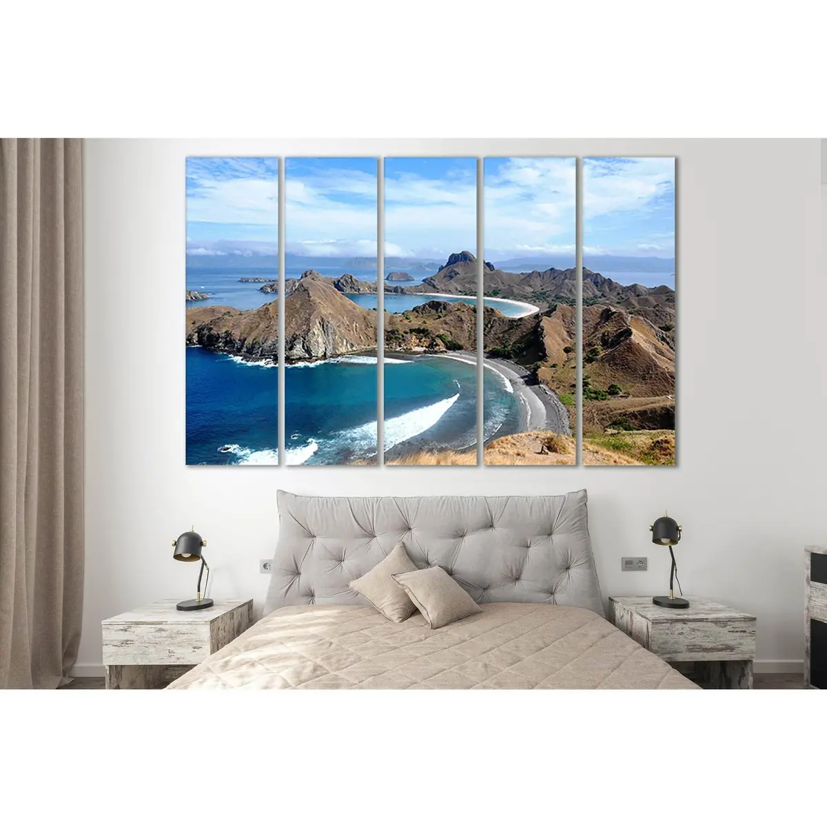 Padar Island Canvas Wall Art – Komodo National Park Print SL201