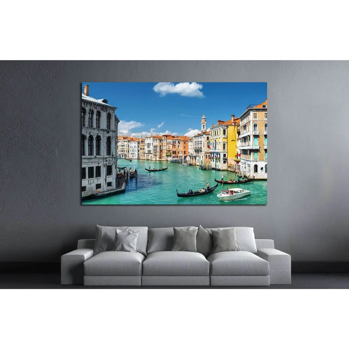 Palazzo Dei Camerlenghi And The Grand Canal №1542 Ready To Hang Canvas Print 3