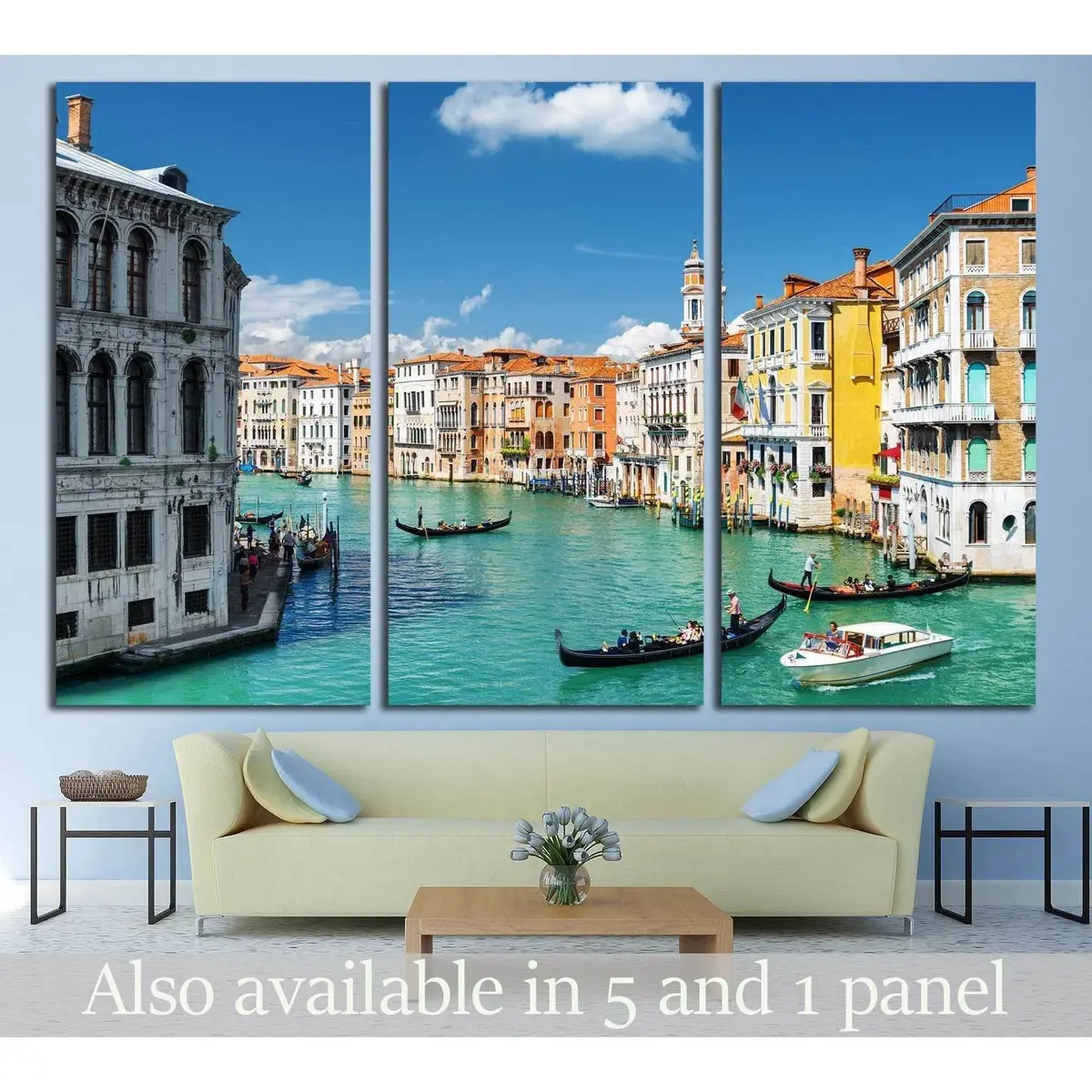Palazzo Dei Camerlenghi And The Grand Canal №1542 Ready To Hang Canvas Print 5