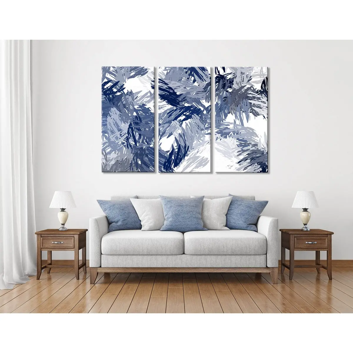 Palm Branches Abstract №04367 Ready To Hang Canvas Print 5