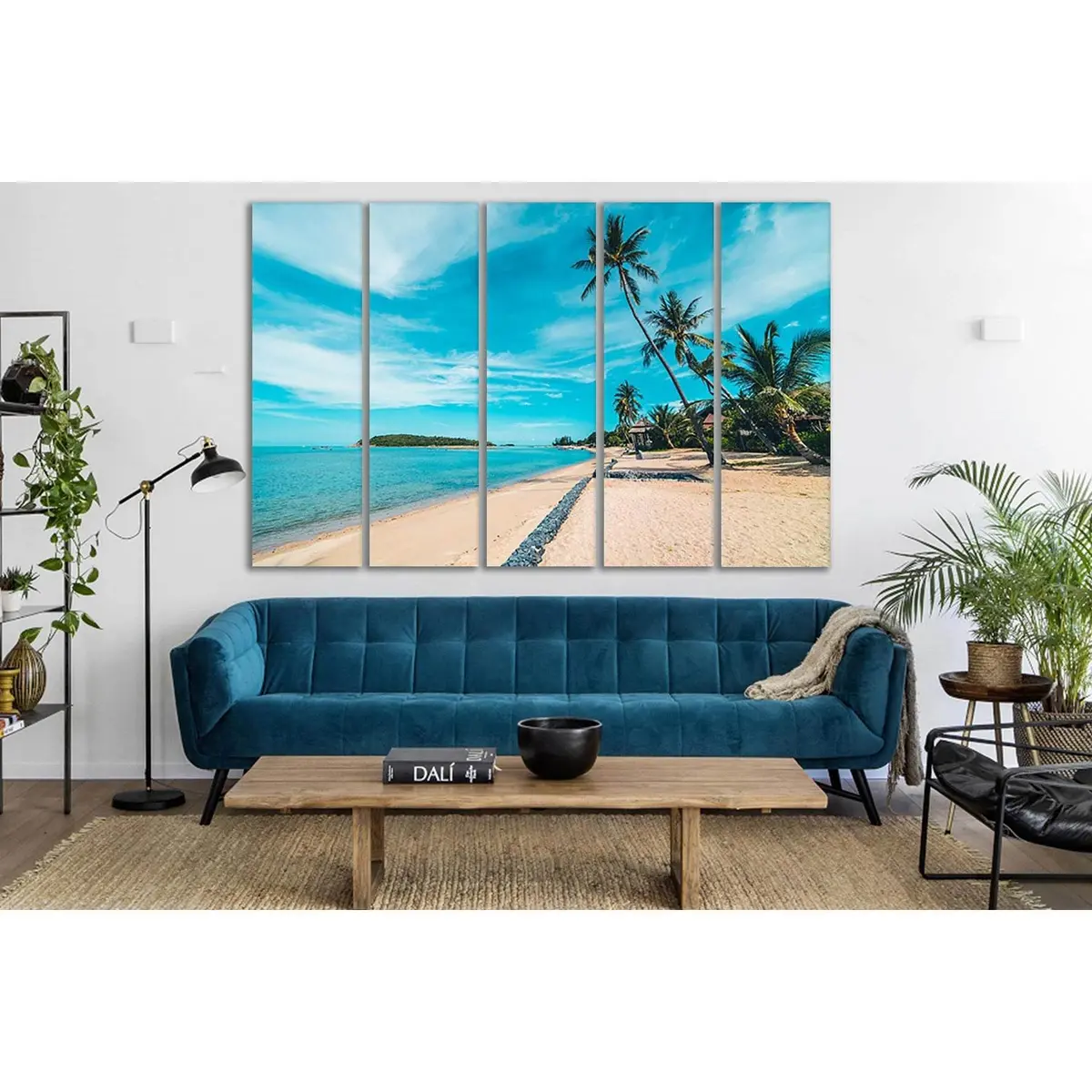 Palm Shore Sand #SL139 Premium Ready-to-Hang Canvas Art - Image 3