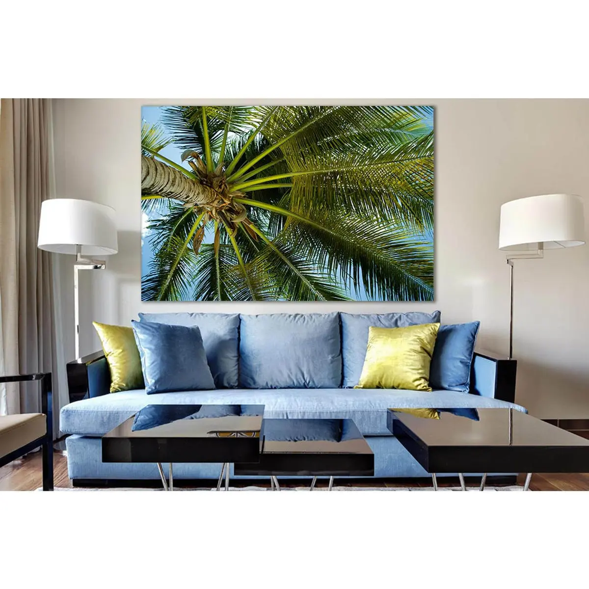 Palm Top Bottom View №Sl1062 Ready To Hang Canvas Print 2