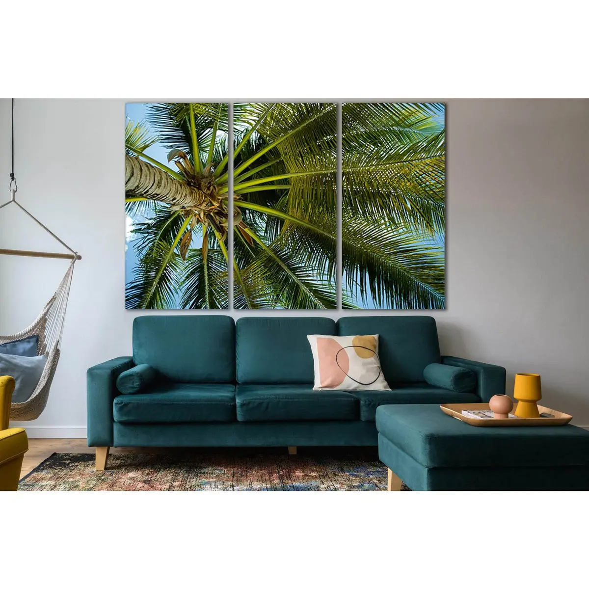 Palm Top Bottom View №Sl1062 Ready To Hang Canvas Print 5