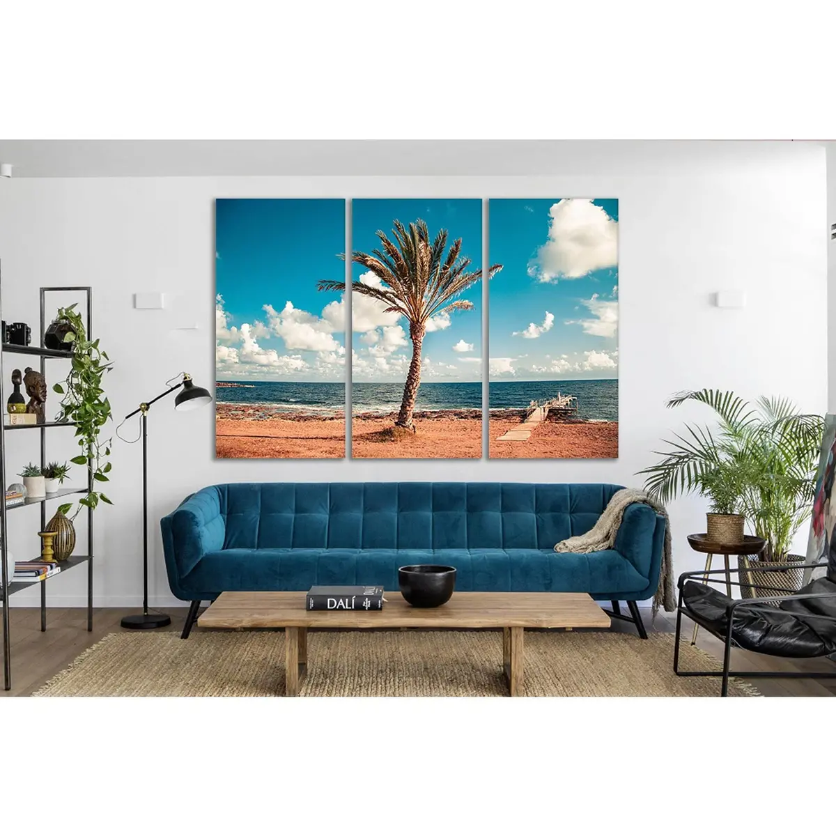 Palm Tree Near Dock №Sl90 Ready To Hang Canvas Print 5