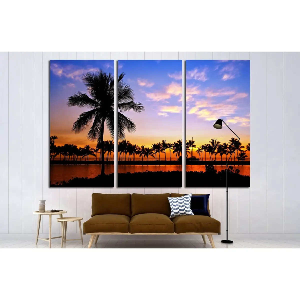 Palm Tree Silhouettes In Hawaii №2698 Ready To Hang Canvas Print 5