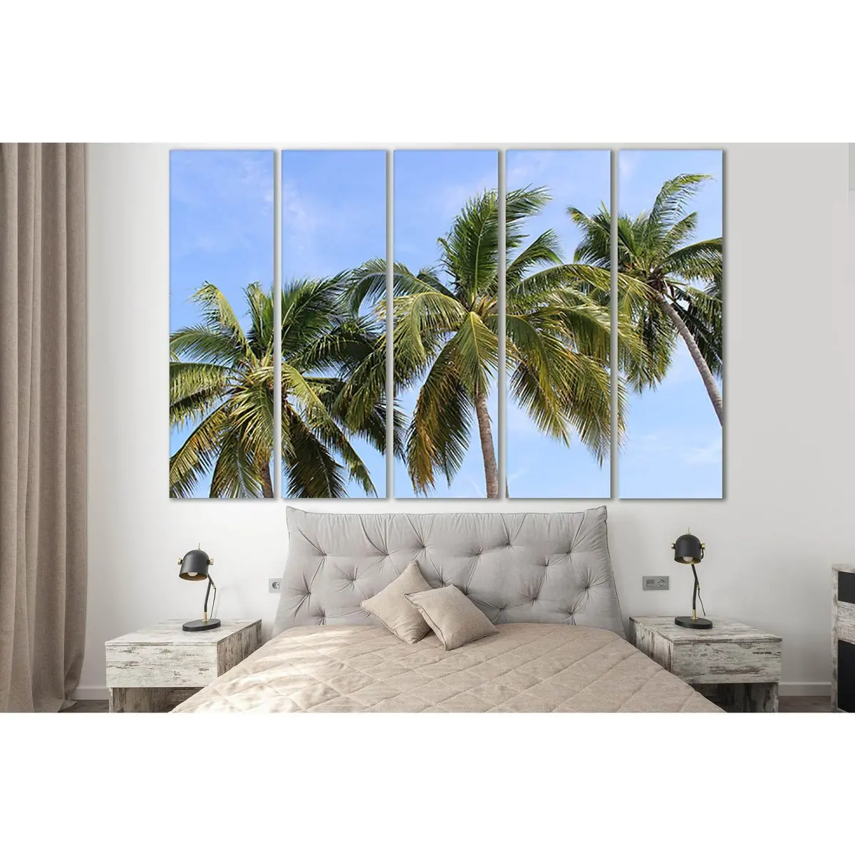 Palm Trees Artwork SL827 – Ready-to-Hang Canvas Print - Image 3