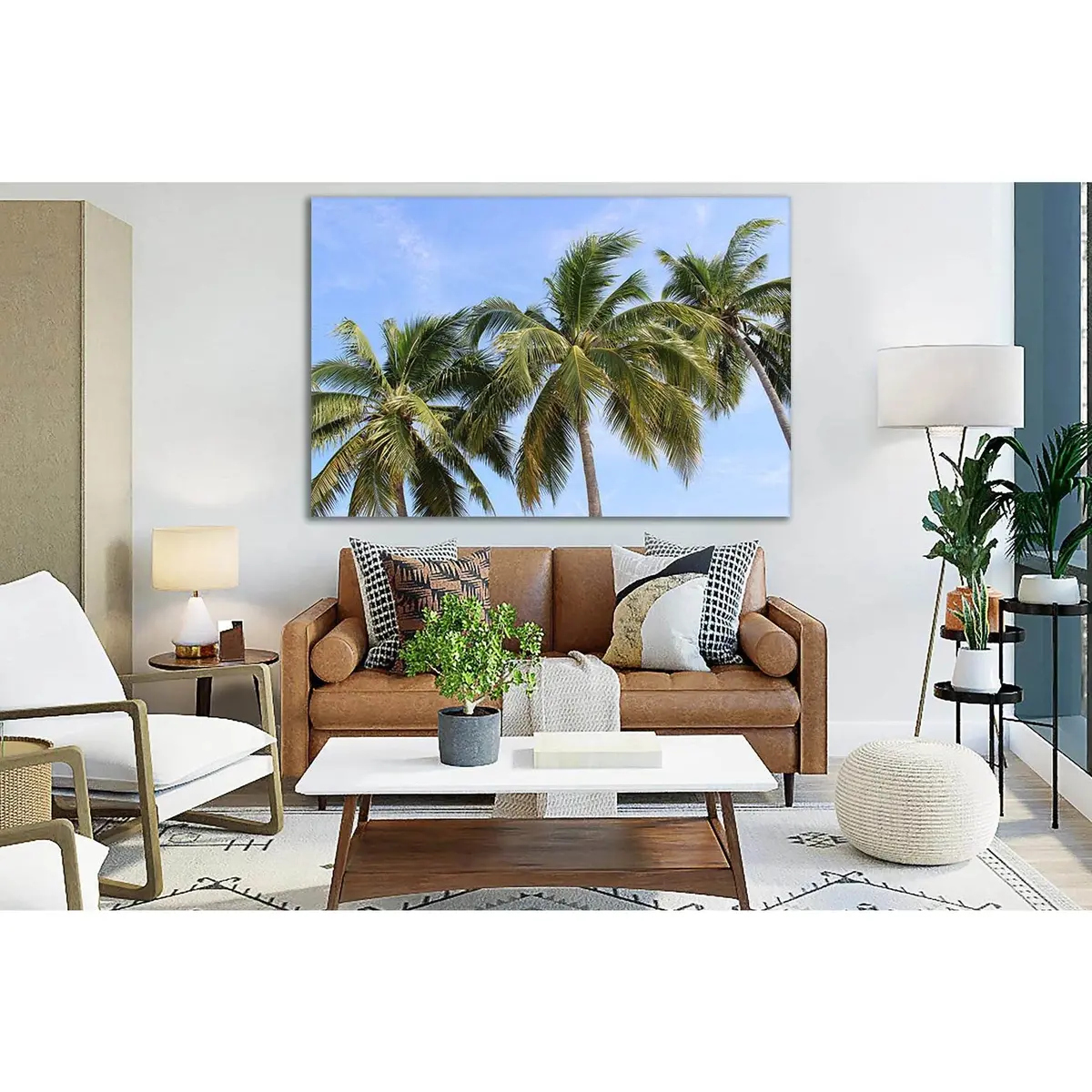 Palm Trees №Sl827 Ready To Hang Canvas Print 1