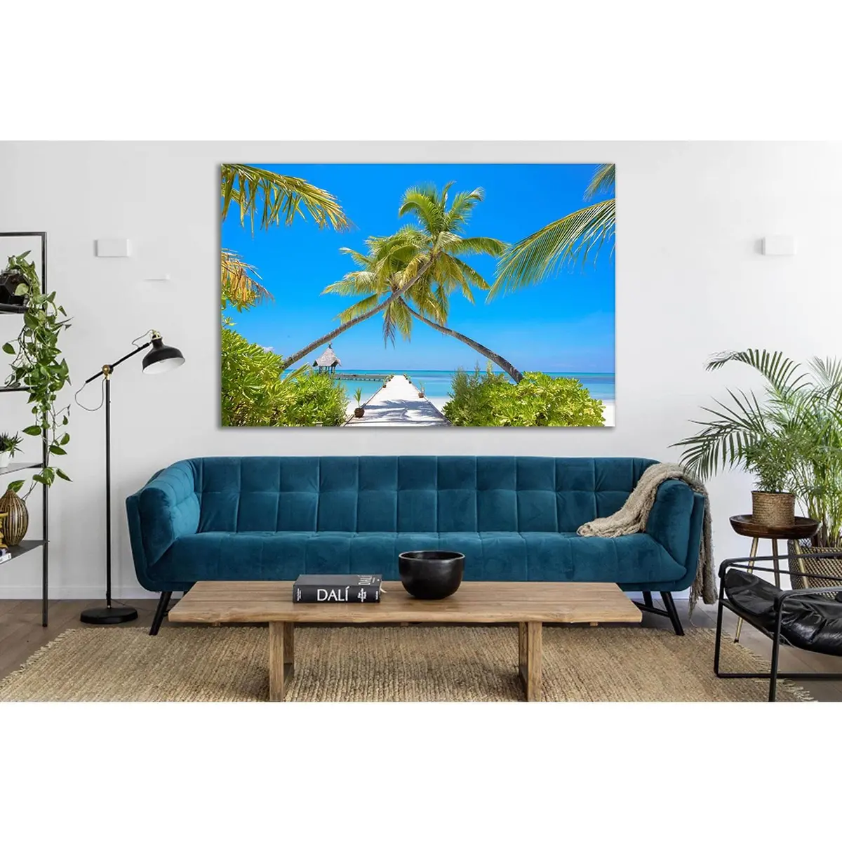 Palm Trees Wonderful Maldives №Sl160 Ready To Hang Canvas Print 2