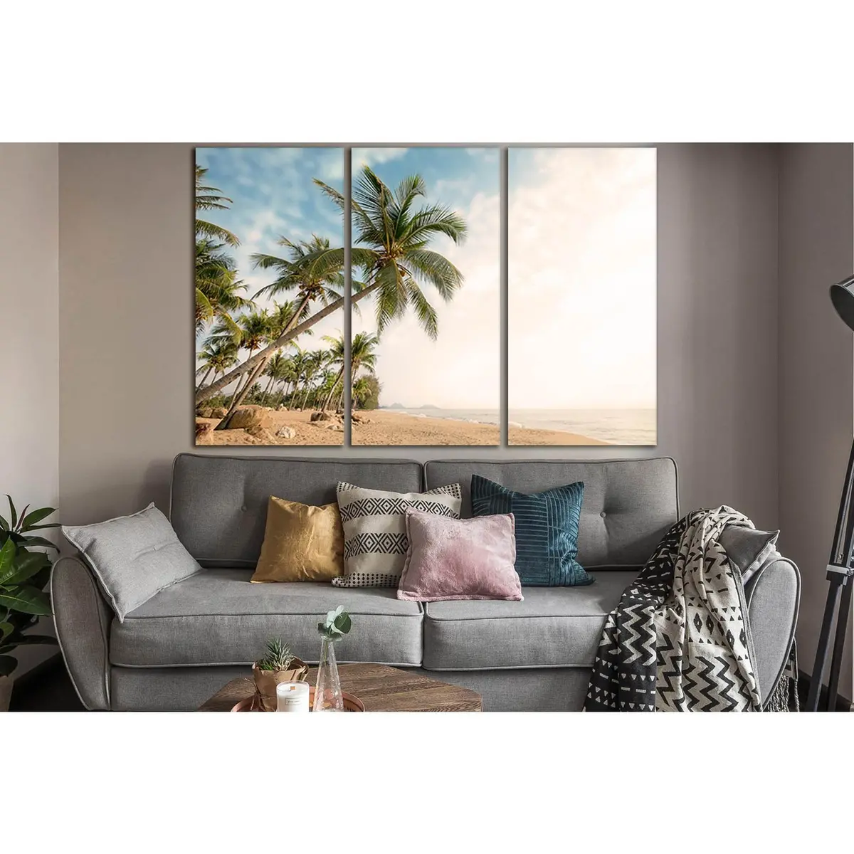 Palms On The Tropical Coast №Sl1057 Ready To Hang Canvas Print 5
