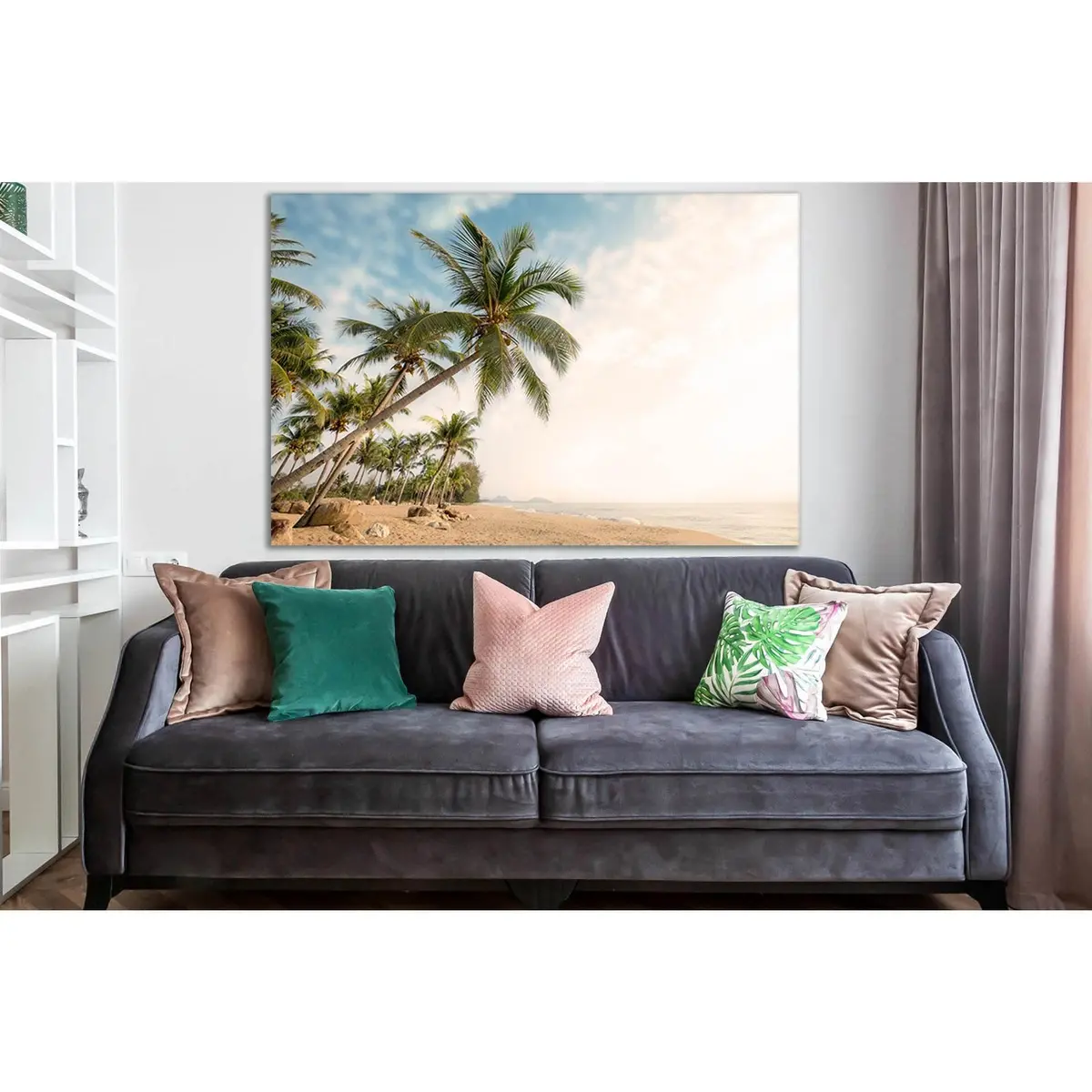 Palms On The Tropical Coast №Sl1057 Ready To Hang Canvas Print 2