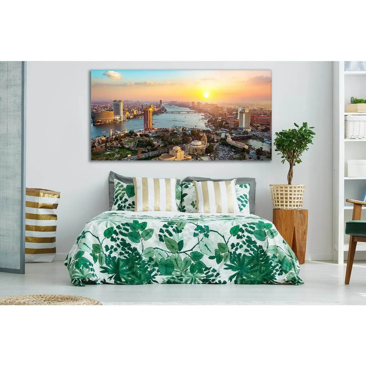 Panorama Of Cairo Egypt Cityscape №Sl356 Ready To Hang Canvas Print 1