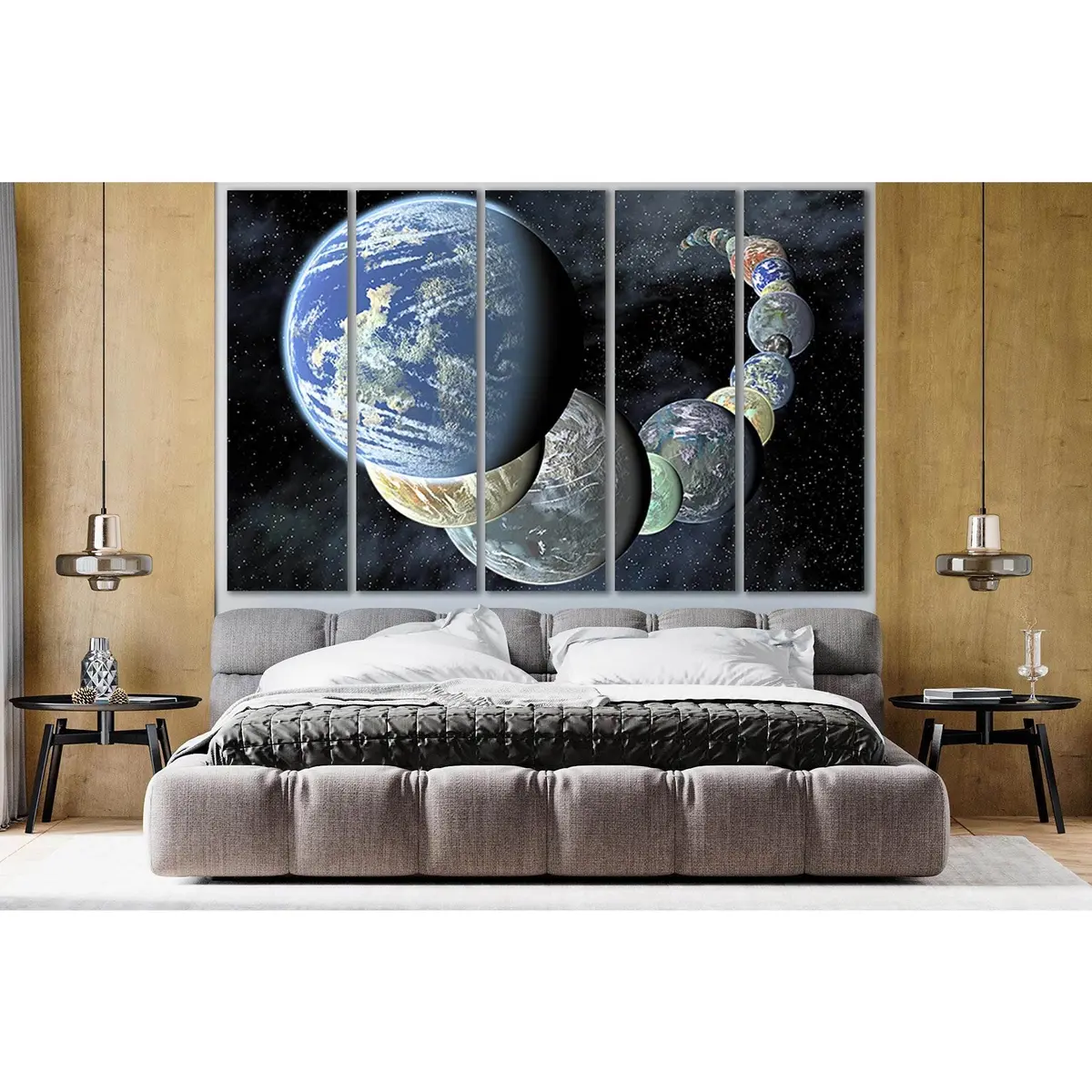 Parade of Planets SL972 Premium Canvas Wall Art - Image 3