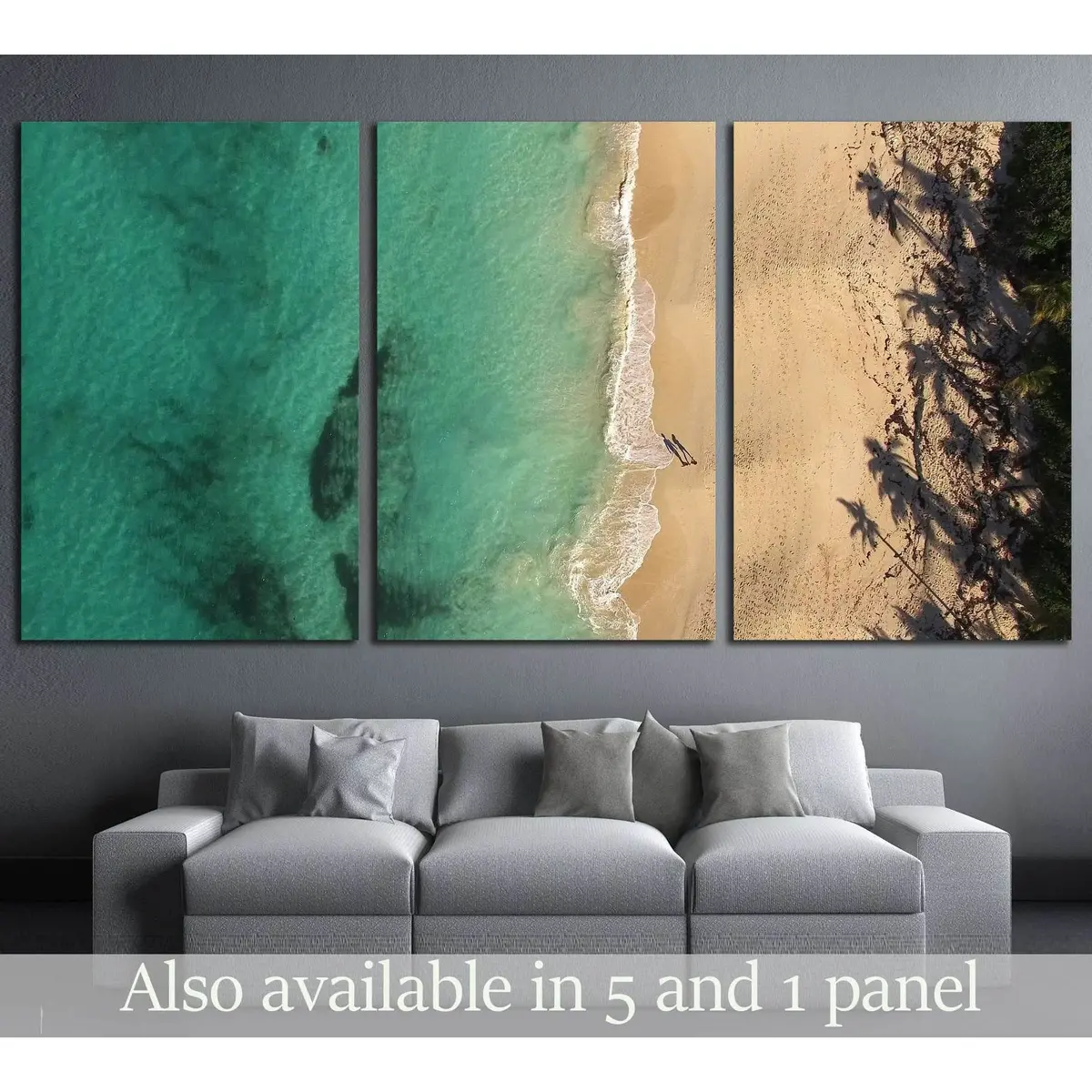 Paradise Beach, Bahamas №2516 Ready To Hang Canvas Print 5