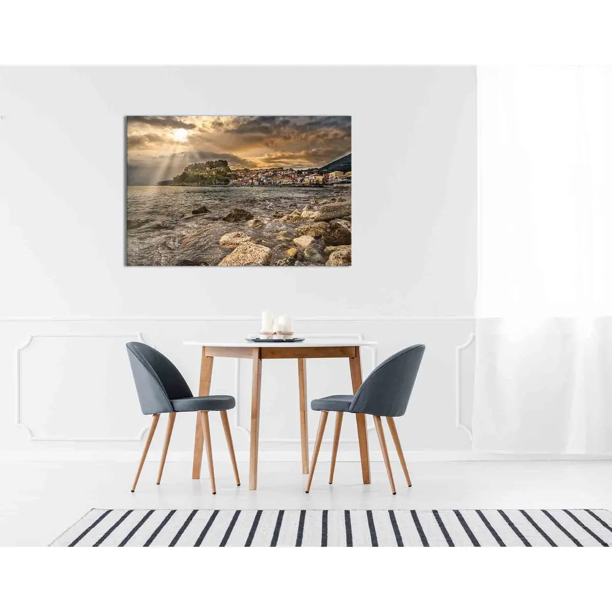 Parga №D1223 Ready To Hang Canvas Print 3