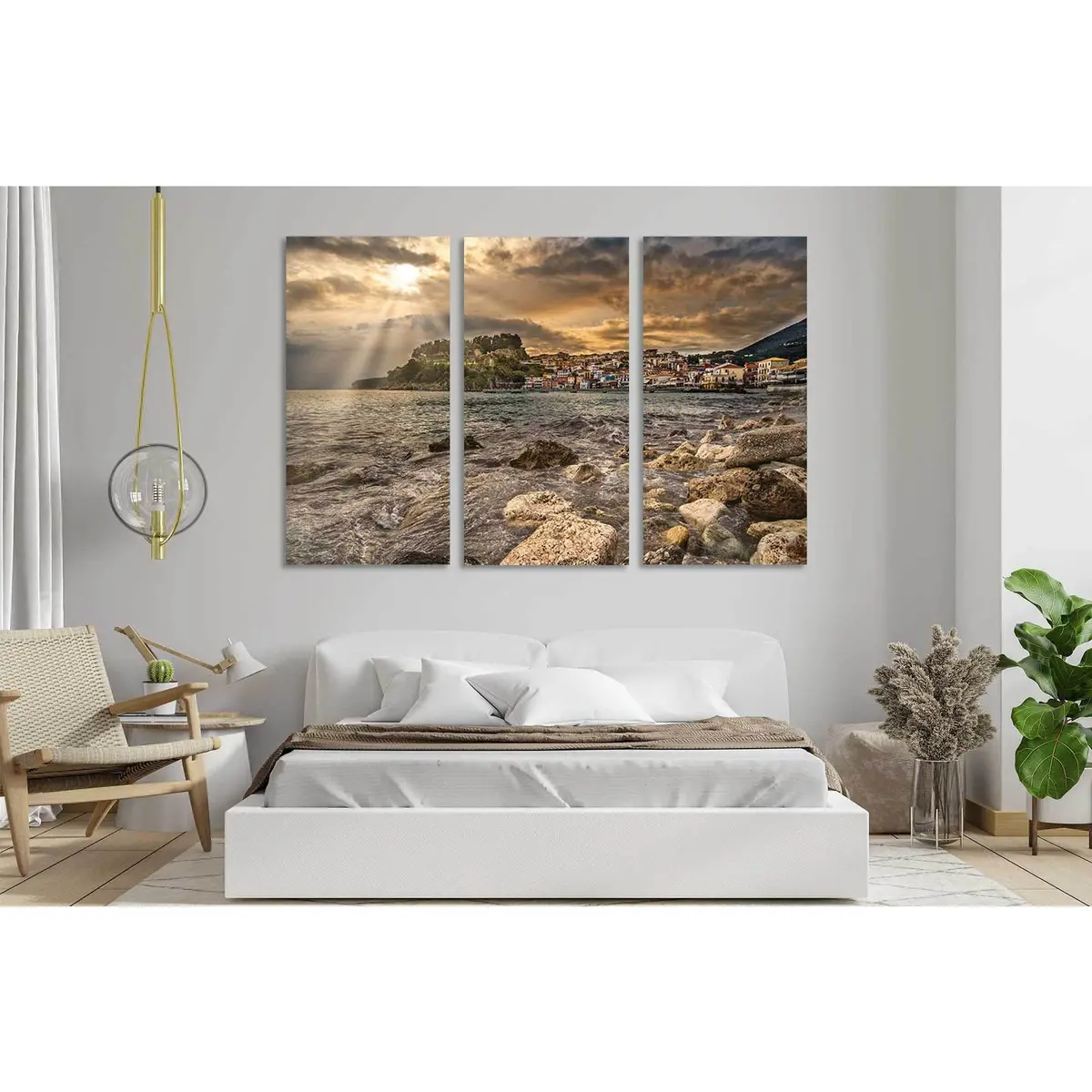Parga №D1223 Ready To Hang Canvas Print 5