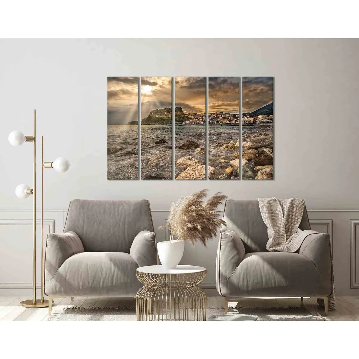 Parga D1223 Premium Canvas Wall Art – Pre-Installed Hanging Hardware - Image 3