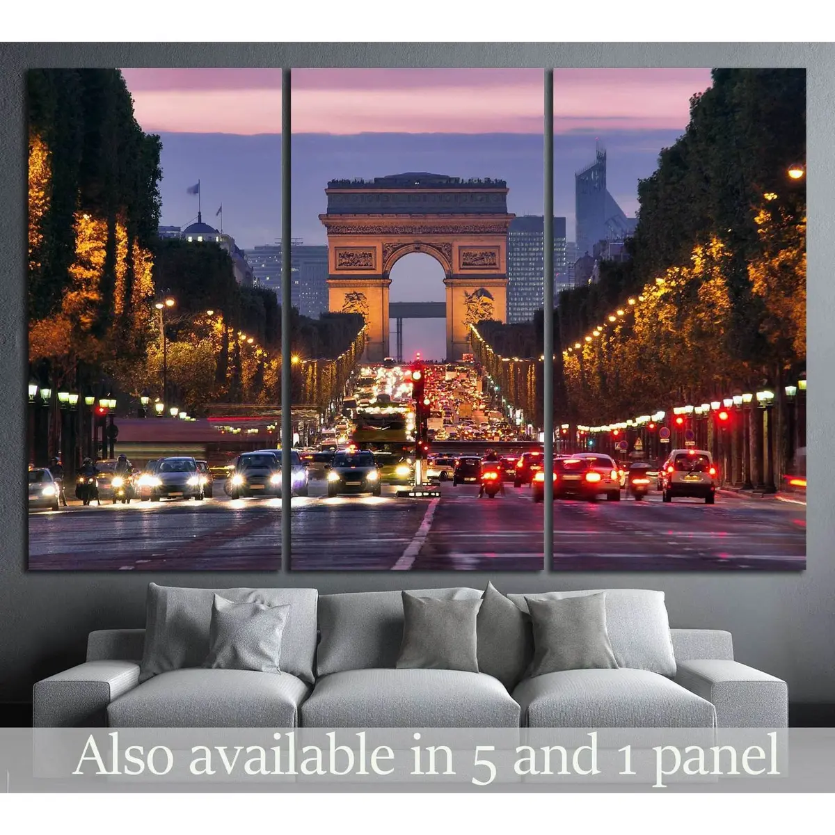 Paris, Champs-Elysees №772 Ready To Hang Canvas Print 5
