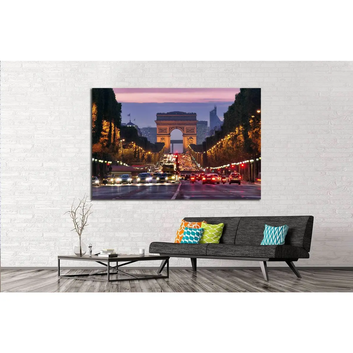 Paris, Champs-Elysees №772 Ready To Hang Canvas Print 3