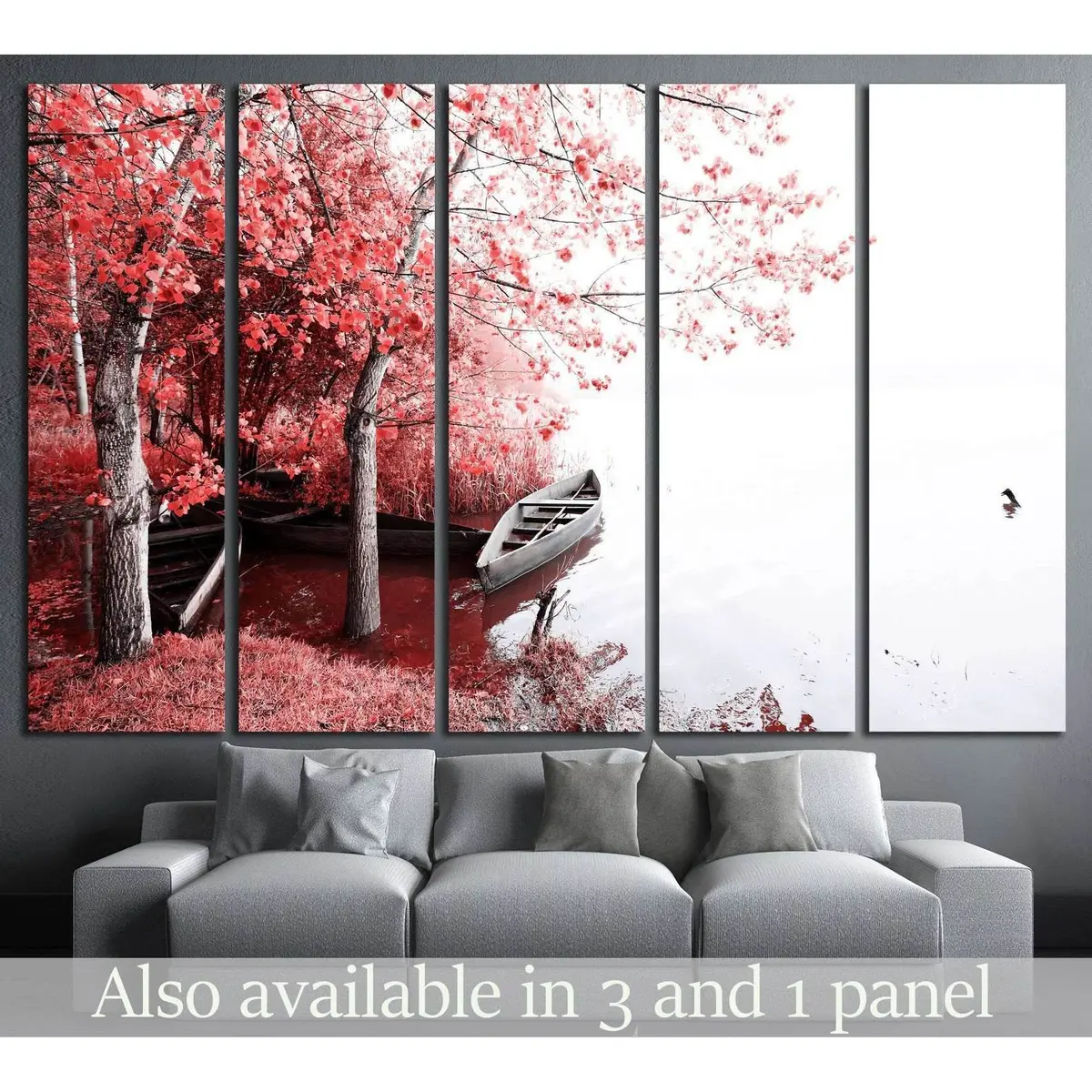 Park Of Pateira De Fermentelos №1443 Ready To Hang Canvas Print 1
