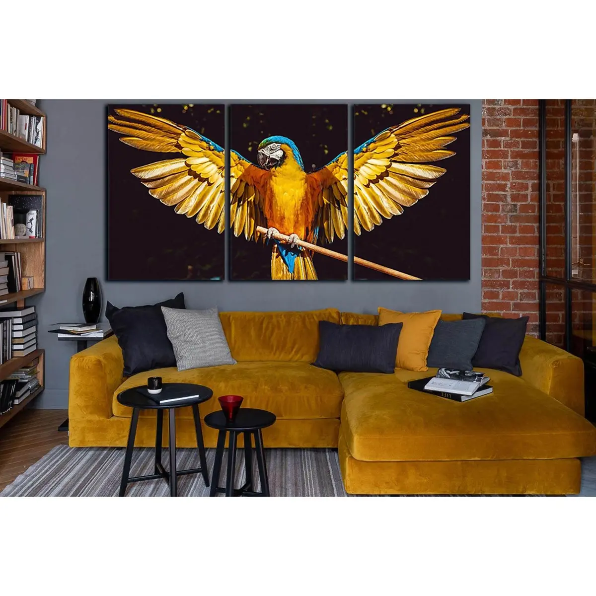 Parrot Macaw Spread Wings №Sl1037 Ready To Hang Canvas Print 5