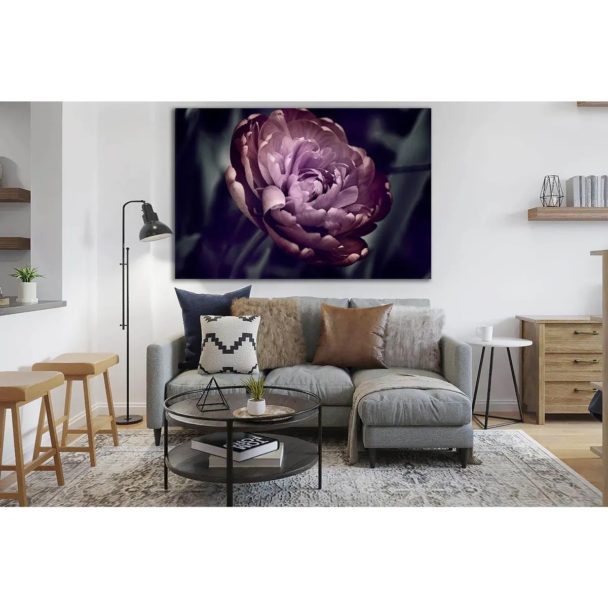 Peony In The Garden №Sl703 Ready To Hang Canvas Print 2