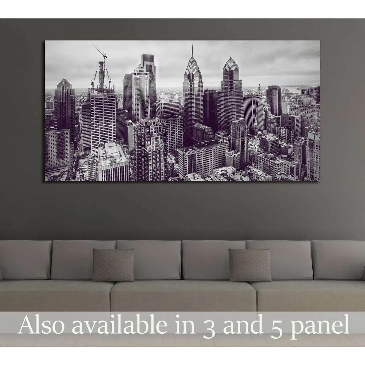 Philadelphia №2088 Ready To Hang Canvas Print 1
