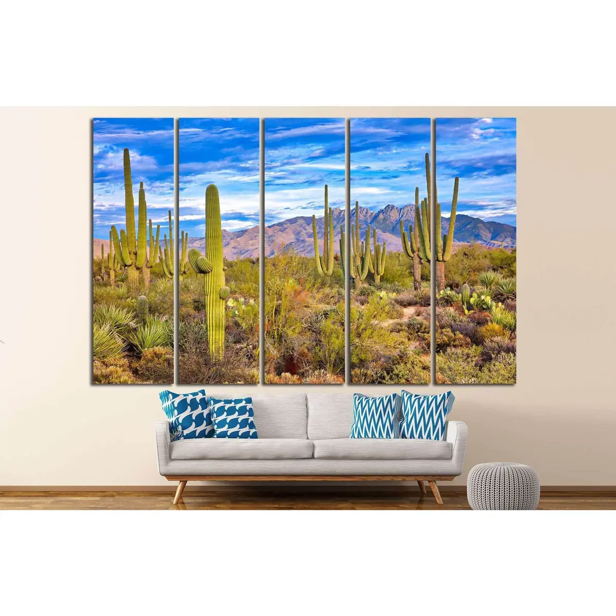 Phoenix, Arizona №1008 Ready To Hang Canvas Print 2