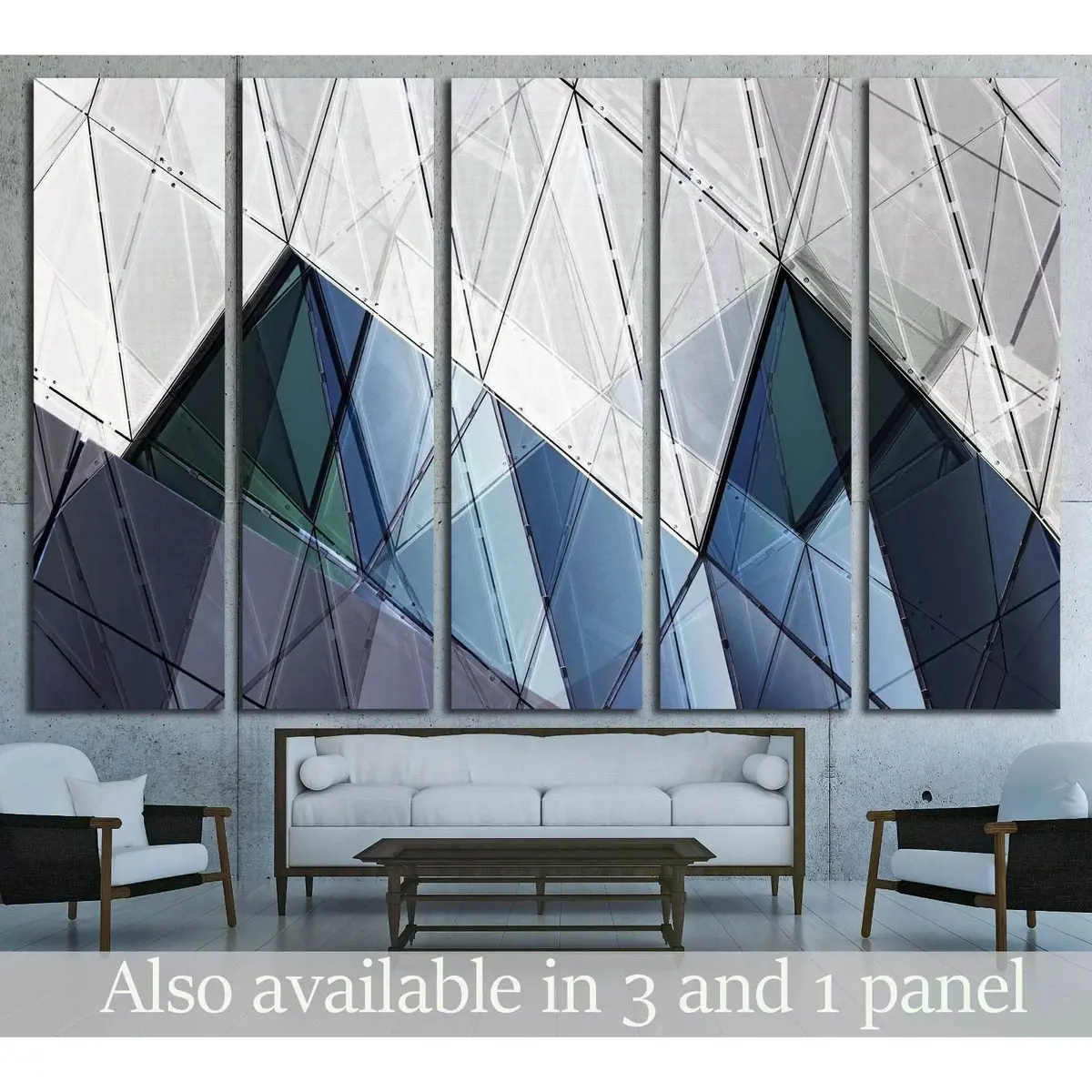 Photo Of Contemporary Wall №1603 Ready To Hang Canvas Print 5