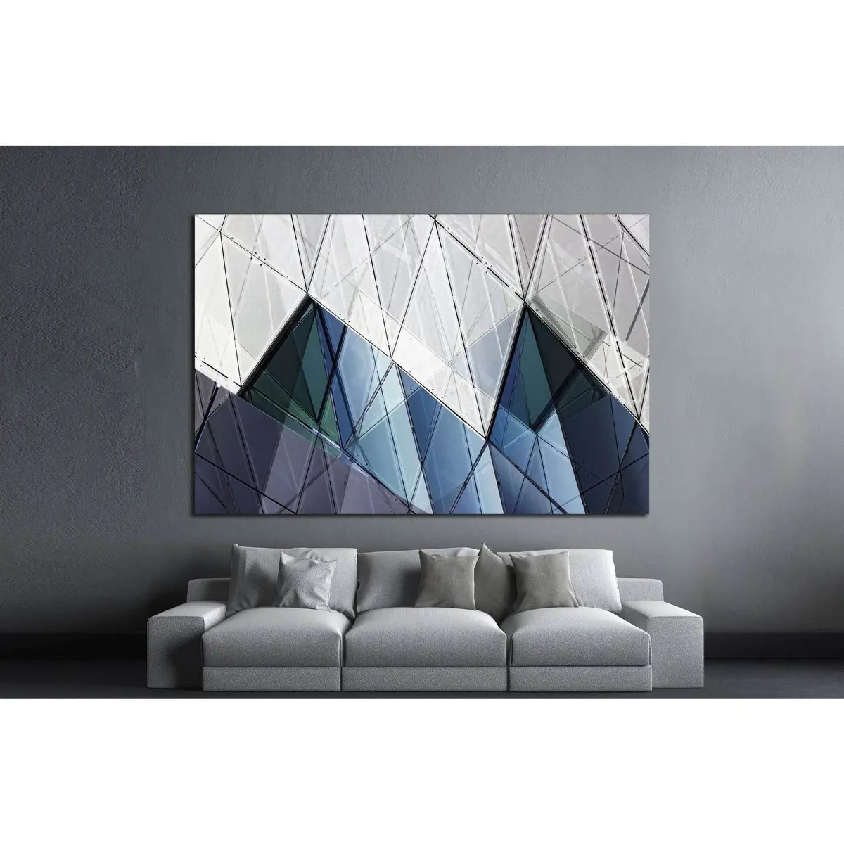 Photo Of Contemporary Wall №1603 Ready To Hang Canvas Print 2