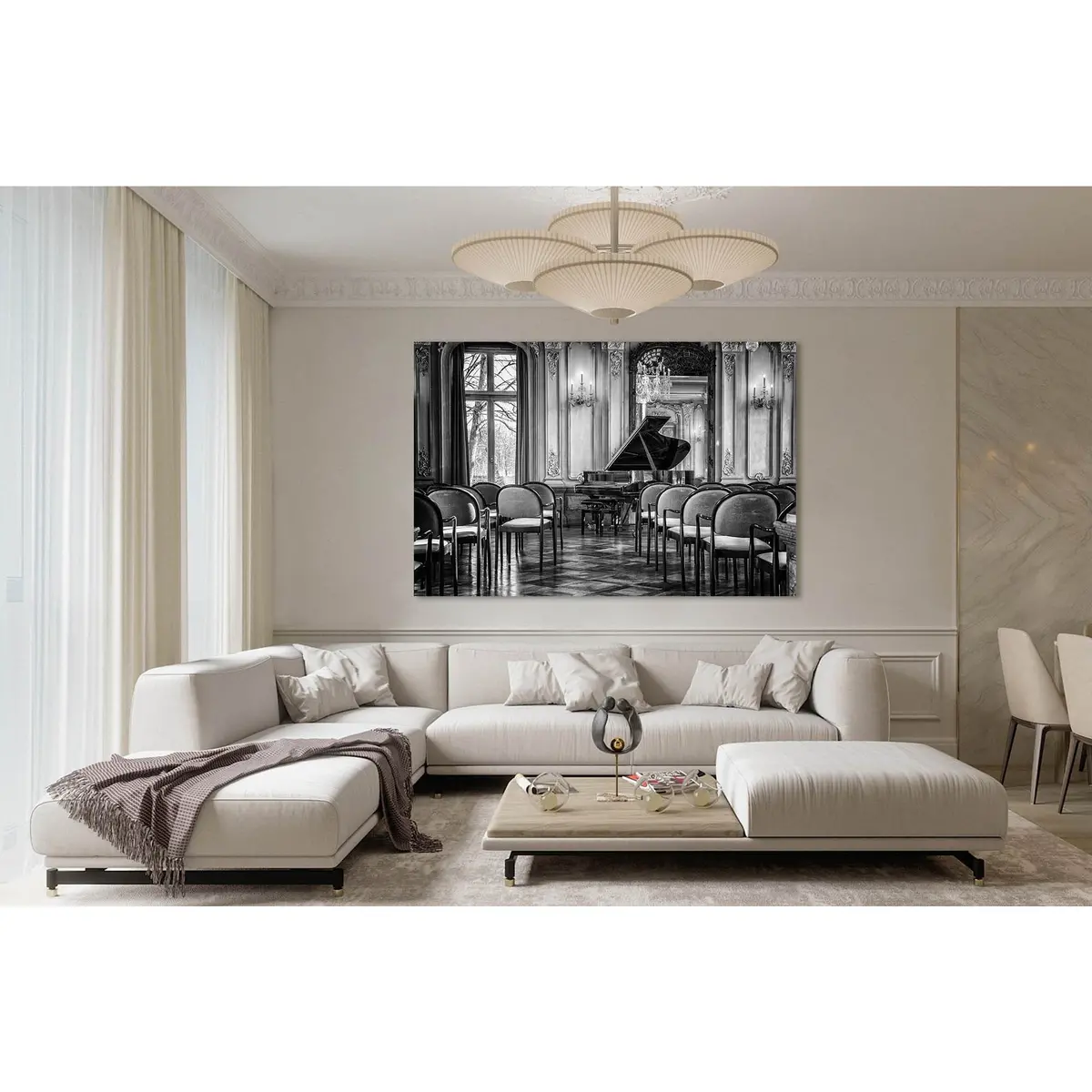 Pianistic Hall №D2839 Ready To Hang Canvas Print 1