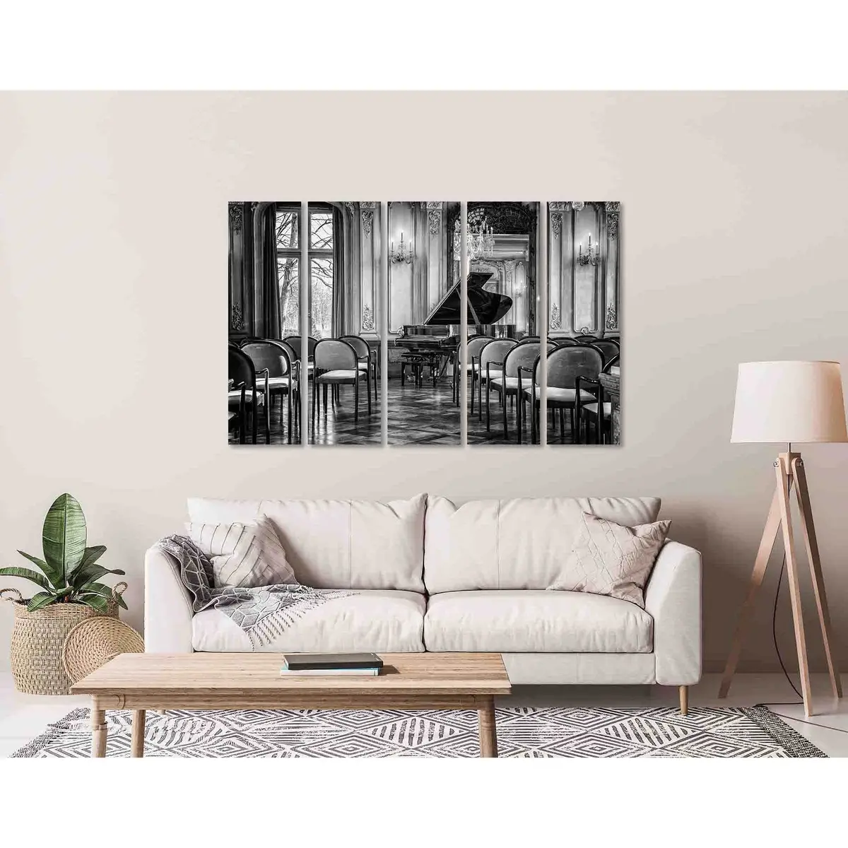 Pianistic Hall No. D2839 Premium Canvas Wall Art – Ready to Hang - Image 3