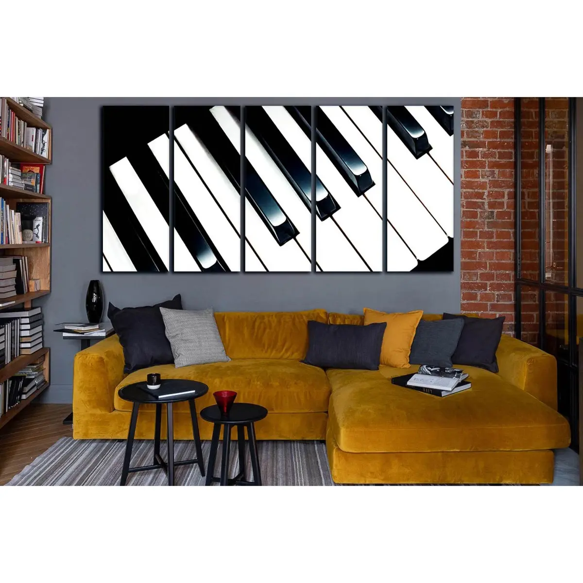 Piano Keys Art Print №SL891 – Premium Ready-to-Hang Canvas Wall Decor