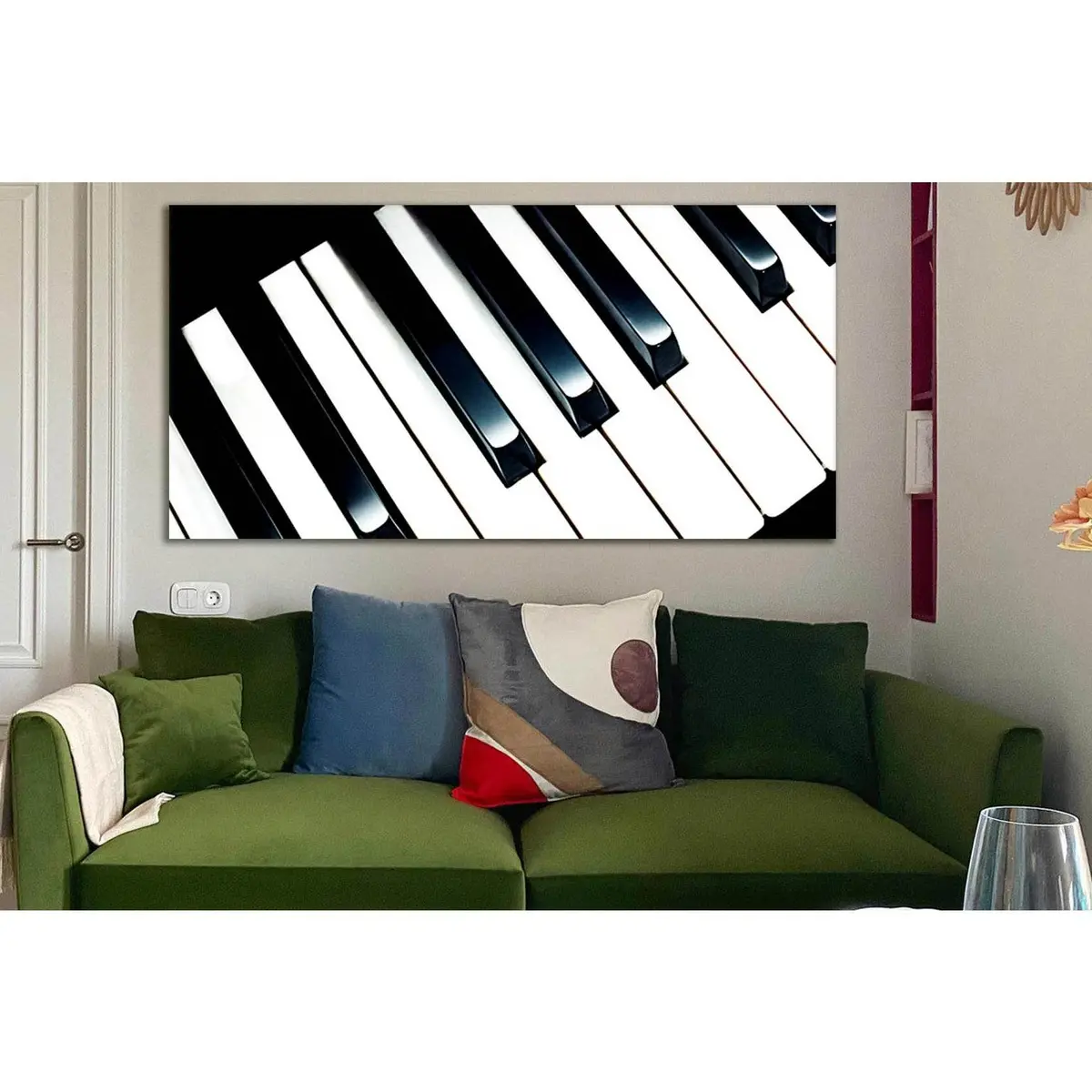 Piano Keys Illustration №Sl891 Ready To Hang Canvas Print 2