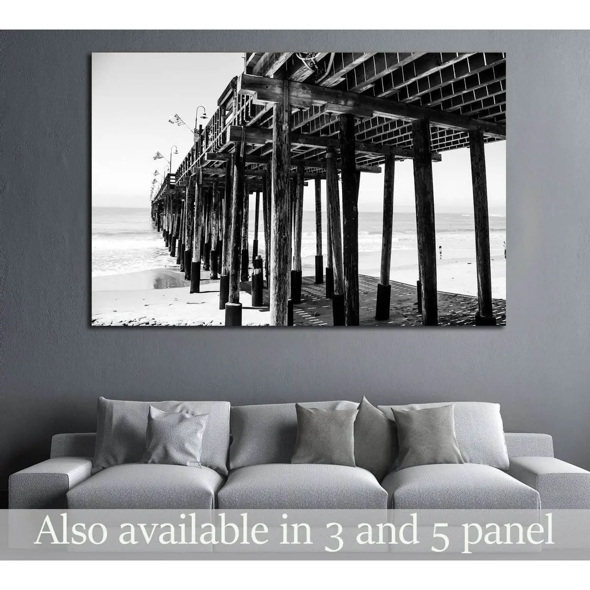 Pier №2104 Ready To Hang Canvas Print 1