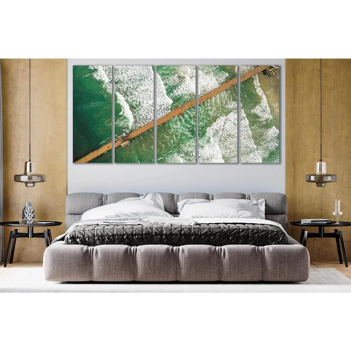 Ocean Pier Canvas Art №SL163 – Premium Ready-to-Hang Wall Decor - Image 3